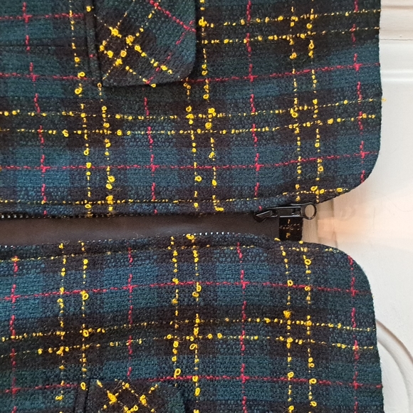 Sag harbor jacket women's size 14 tweed colorful - Picture 7 of 10